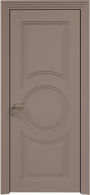 Межкомнатная дверь Ravenna Neo Classic Scalino, цвет - Серая стяжка эмаль по шпону (RAL 060-60-05), Без стекла (ДГ)