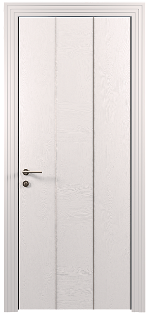 Межкомнатная дверь Tivoli Б-1, цвет - Белая эмаль по шпону (RAL 9003), Без стекла (ДГ)
