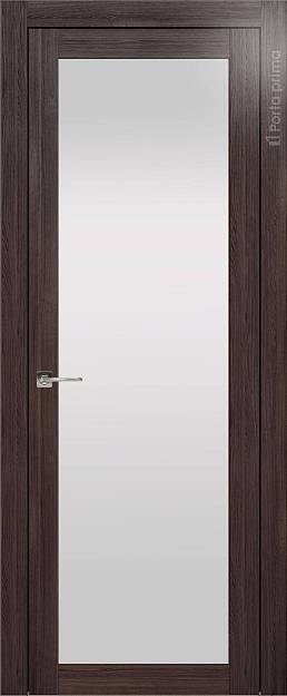 Межкомнатная дверь Tivoli З-1, цвет - Венге Нуар, Со стеклом (ДО)