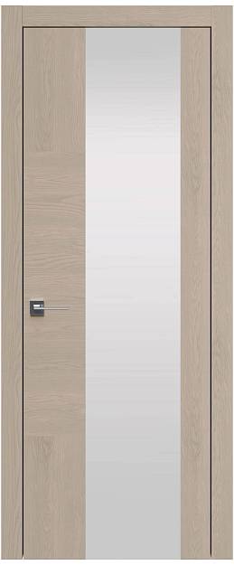 Межкомнатная дверь Tivoli Е-1, цвет - Дуб муар, Со стеклом (ДО)