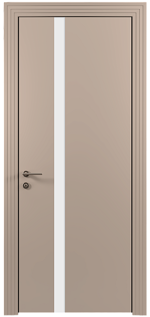 Межкомнатная дверь Tivoli Д-1, цвет - Бежевое Ядро Миндаля эмаль (RAL 070-85-05), Без стекла (ДГ)