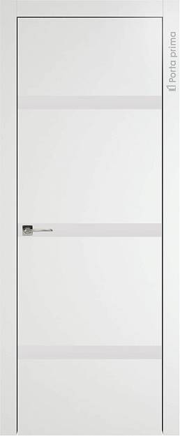 Межкомнатная дверь Tivoli Г-4, цвет - Белый ST, Без стекла (ДГ)