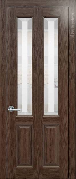Межкомнатная дверь Porta Classic Dinastia, цвет - Дуб торонто, Со стеклом (ДО)
