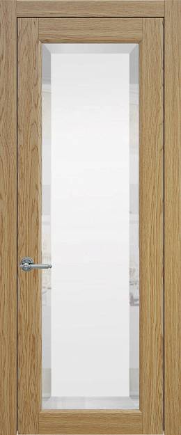 Межкомнатная дверь Domenica, цвет - Дуб карамель, Со стеклом (ДО)