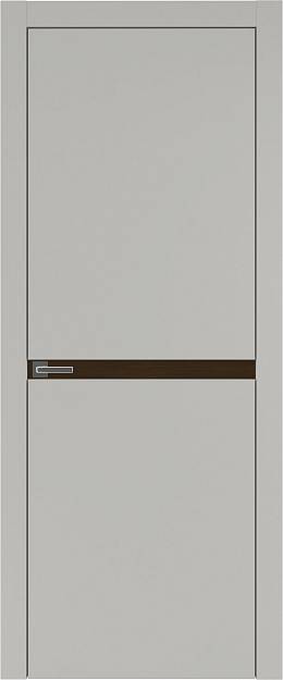 Межкомнатная дверь Tivoli Б-4, цвет - Серая эмаль (RAL 7047), Без стекла (ДГ)