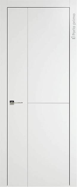 Межкомнатная дверь Tivoli Г-1, цвет - Белый ST, Без стекла (ДГ)