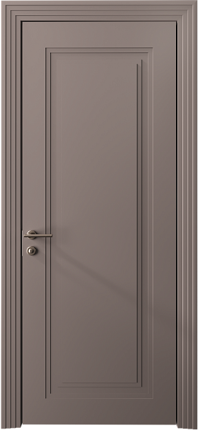 Межкомнатная дверь Domenica Neo Classic Scalino, цвет - Серая стяжка эмаль (RAL 060-60-05), Без стекла (ДГ)