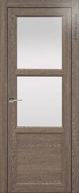 Межкомнатная дверь Sorrento-R Б2, цвет - Дуб антик, Со стеклом (ДО)