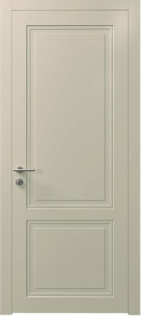 Межкомнатная дверь Dinastia Neo Classic, цвет - Серо-оливковая эмаль (RAL 7032), Без стекла (ДГ)