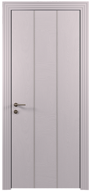 Межкомнатная дверь Tivoli Б-1, цвет - Серый Флокс эмаль по шпону (RAL без номера), Без стекла (ДГ)