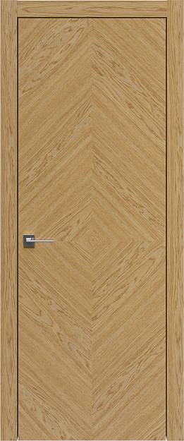 Межкомнатная дверь Tivoli К-1, цвет - Дуб карамель, Без стекла (ДГ)