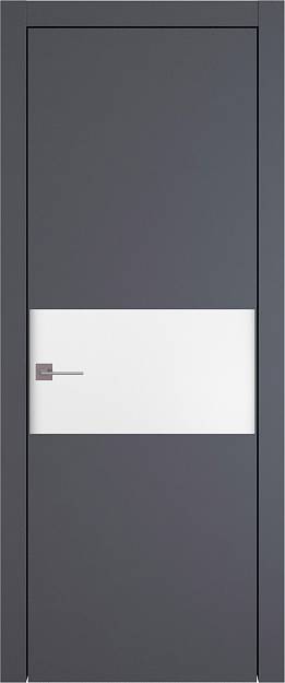 Межкомнатная дверь Tivoli Е-4, цвет - Антрацит ST, Без стекла (ДГ)
