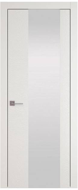 Межкомнатная дверь Tivoli Е-1, цвет - Бежевая эмаль (RAL 9010), Со стеклом (ДО)