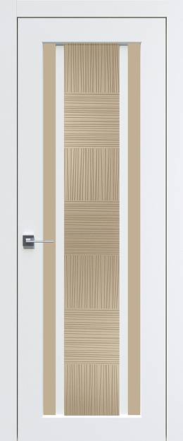 Межкомнатная дверь Palazzo, цвет - Белый ST, Со стеклом (ДО)