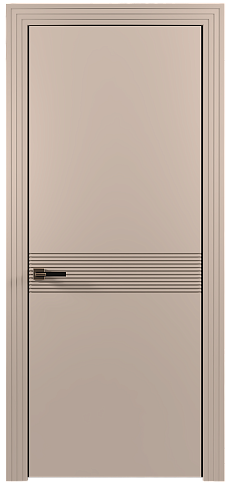 Дверь Tramonto Moderno Грязный Белый эмаль (RAL 070-90-05) без стекла