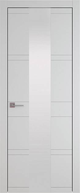 Межкомнатная дверь Tivoli Ж-2, цвет - Лайт-грей ST, Со стеклом (ДО)