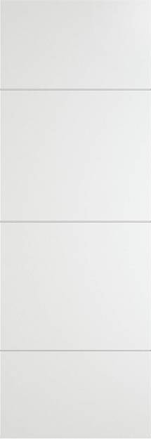 Межкомнатная дверь Tivoli Г-3 Invisible, цвет - Белая эмаль (RAL 9003), Без стекла (ДГ)